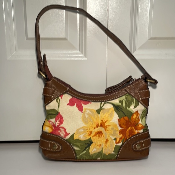Caribbean Joe Floral Pattern With Brown Details Size Small - Picture 3 of 9